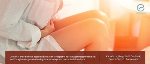 Endometriosis-associated pain control by contraceptive implant or intrauterine system
